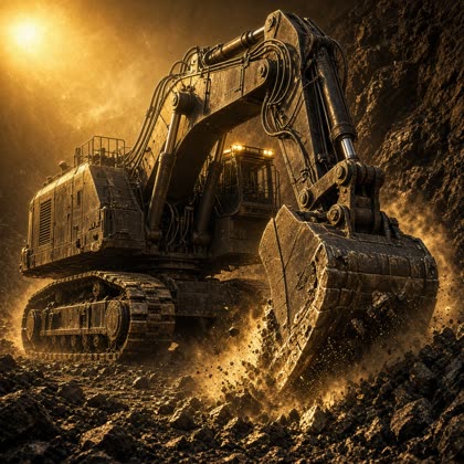 Hydraulic Mining Shovel